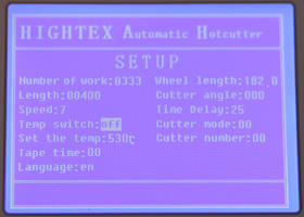Автоматическая швейная машина для терморезки HighTex 828 (комплект) с одним лезвием
