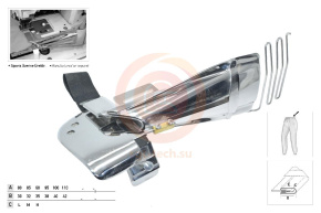 Приспособление UMA-165-L (85-32 мм) под резинку 30 мм