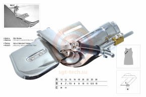 Приспособление UMA-110-L (110-42 мм) под резинку 40 мм