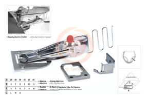 Приспособление UMA-69 в 4 сложения 35 - 10мм с резинкой 8мм
