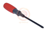 Отвёртка крестовая (красная ручка)