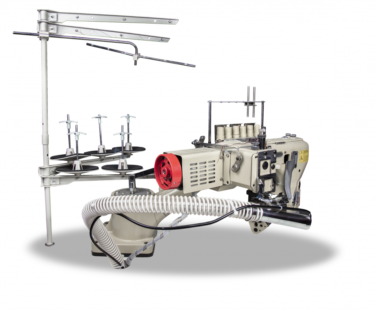 Промышленная швейная машина JUITA JT62G-26MS-ZL-UT (флэтлок) с функцией  обрезки нити